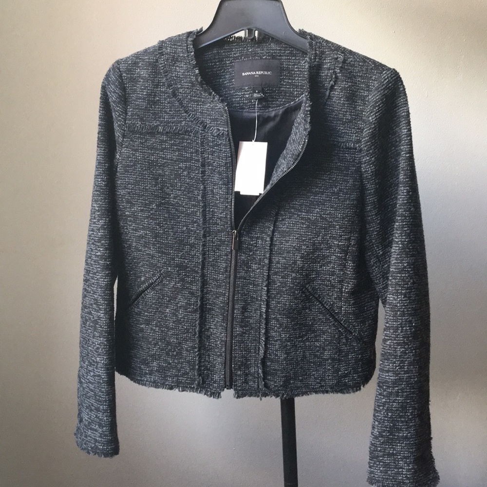 New Knit Jacket with Zipper and pockets